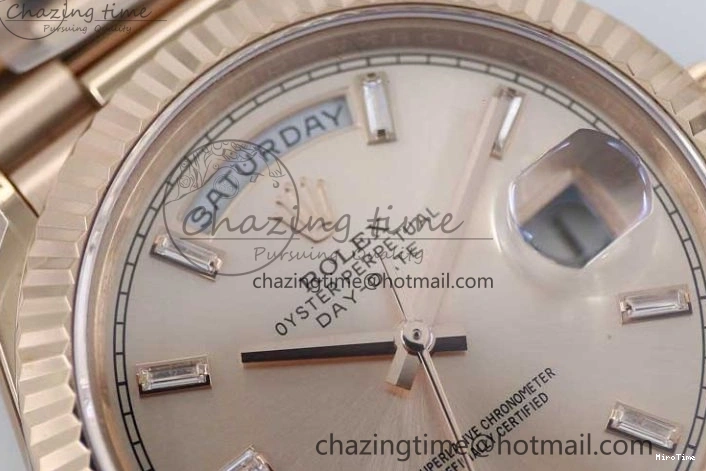 MiroTime 1230 AllSeason Day Date 40mm RG 904L Steel TWF 1:1 Best Edition RG Crystal Dial on RG Bracelet A 2350